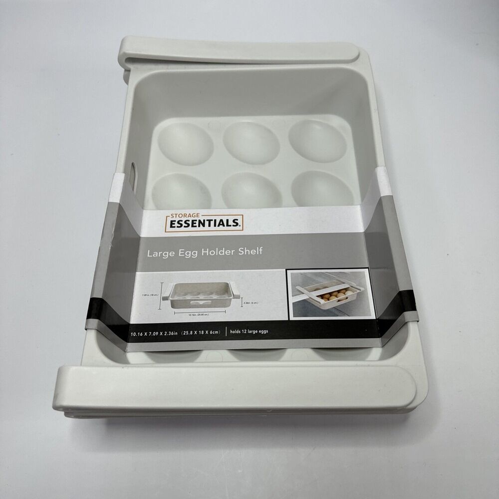 Storage Essentials Large 12 Egg Holder Shelf